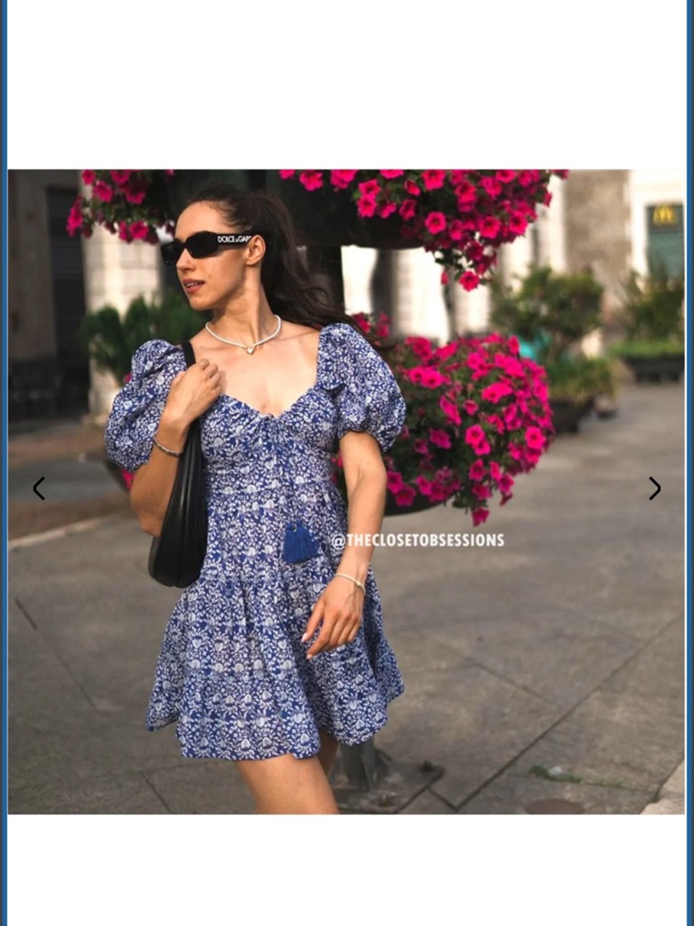 ZARA PRINTED SHORT DRESS - Picture 10 of 15
